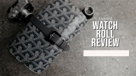 goyard watch roll|goyard watch holder.